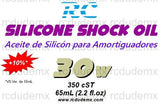 Aceite de Silicon para Amortiguador 30w - 350 cST 65mL