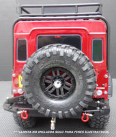 KYX Defensa Trasera con LED & Soporte Llanta TRX4 & SCX10 #043