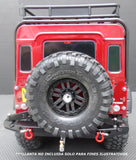 KYX Defensa Trasera con LED & Soporte Llanta TRX4 & SCX10 #043