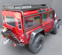 KYX Defensa Trasera con LED & Soporte Llanta TRX4 & SCX10 #043