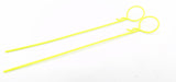 Set 2 Body Clips Largos 1/10 & 1/8 Amarillo Fluorescente