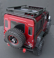 KYX Defensa Trasera con LED & Soporte Llanta TRX4 & SCX10 #045