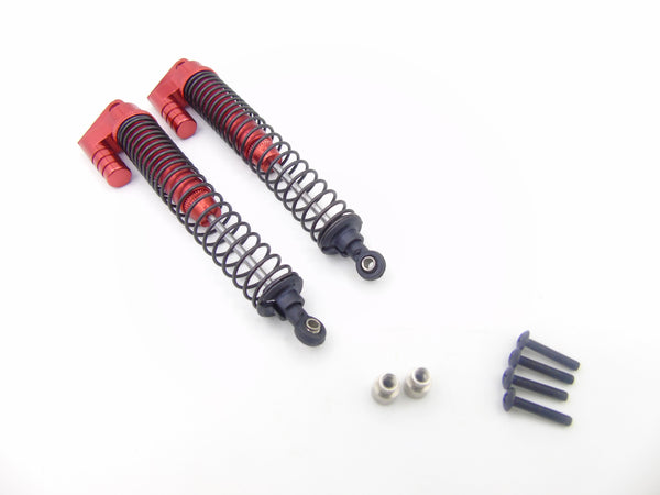 Amortiguadores 130mm Aluminio Rojo 1/10 Crawler Short Course(2)