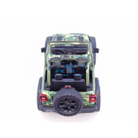 KINSMART 2018 Jeep Wrangler 1/34 Camuflaje Boscoso