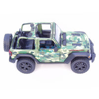 KINSMART 2018 Jeep Wrangler 1/34 Camuflaje Boscoso