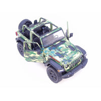 KINSMART 2018 Jeep Wrangler 1/34 Camuflaje Boscoso