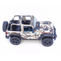 KINSMART 2018 Jeep Wrangler 1/34 Camuflaje Desierto