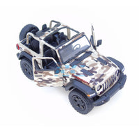 KINSMART 2018 Jeep Wrangler 1/34 Camuflaje Desierto