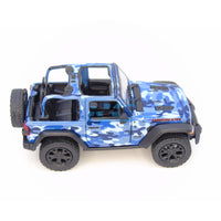 KINSMART 2018 Jeep Wrangler 1/34 Camuflaje Agua