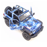 KINSMART 2018 Jeep Wrangler 1/34 Camuflaje Agua