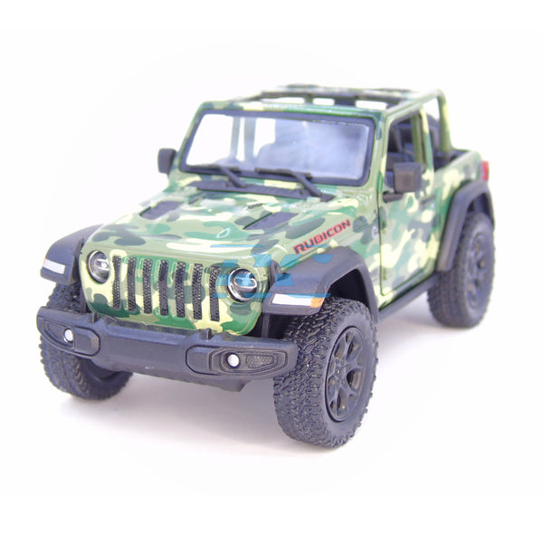 KINSMART 2018 Jeep Wrangler 1/34 Camuflaje Boscoso