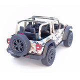 KINSMART 2018 Jeep Wrangler 1/34 Camuflaje Desierto