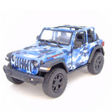 KINSMART 2018 Jeep Wrangler 1/34 Camuflaje Agua