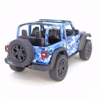 KINSMART 2018 Jeep Wrangler 1/34 Camuflaje Agua