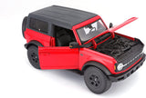 Maisto 2021 Ford Bronco Wildtrak 1/18 Special Edition Red