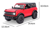 Maisto 2021 Ford Bronco Wildtrak 1/18 Special Edition Red