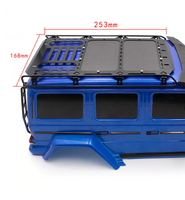 KYX Portaequipaje para Crawler TRX4 Mercedes Benz c/ Panel Fibra Carbono