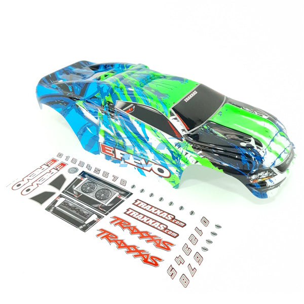 Traxxas E-Revo 1/16 Body Verde & Azul